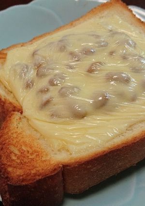 臭いオフ！チーズ納豆トースト-レシピのメイン写真