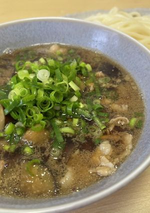 なすと豚肉のつけうどん汁-レシピのメイン写真