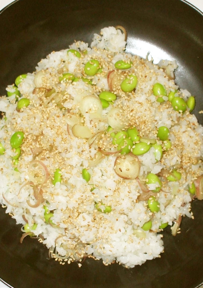 みょうが枝豆ご飯♪簡単冷え性に漢方薬膳-レシピのメイン写真