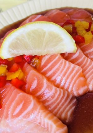 ＊簡単一品＊ポン酢で簡単カルパッチョ-レシピのメイン写真