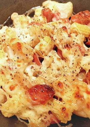 スキレットde ジャーマンカリフラワー-レシピのメイン写真