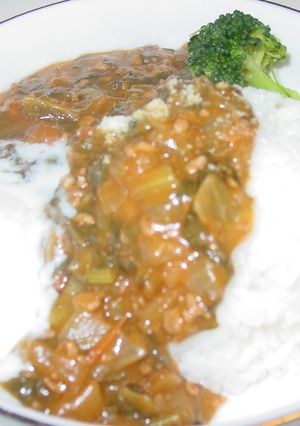 小松菜のカレー-レシピのメイン写真