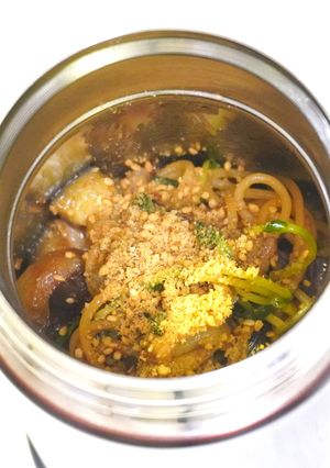 豚肉となすのさっぱり黒酢パスタ-レシピのメイン写真