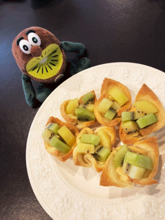 食パンで作る爽やか☆キウイタルト風-レシピのメイン写真