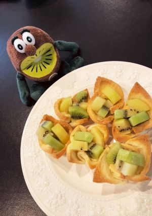 食パンで作る爽やか☆キウイタルト風-レシピのメイン写真