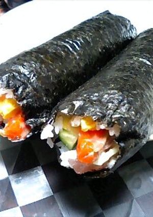 7種類の具で福は内　恵方巻き-レシピのメイン写真