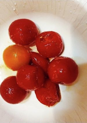 プチトマト。砂糖と醤油で浅漬けっぽく。-レシピのメイン写真