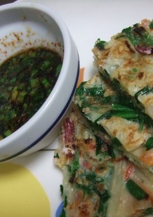 混ぜて焼くだけ！簡単もっちり韓国チヂミ-レシピのメイン写真