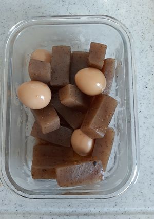 こんにゃくとうずら卵のピリ辛煮-レシピのメイン写真
