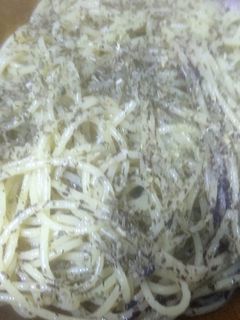 アーリオオーリオゆかりパスタ-レシピのメイン写真