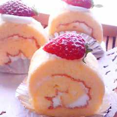 รูปของ ふわふわロールケーキ*♪
