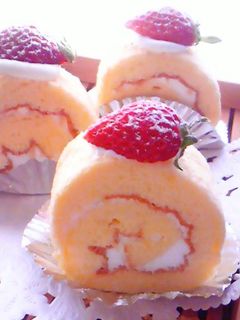 ふわふわロールケーキ*♪-レシピのメイン写真