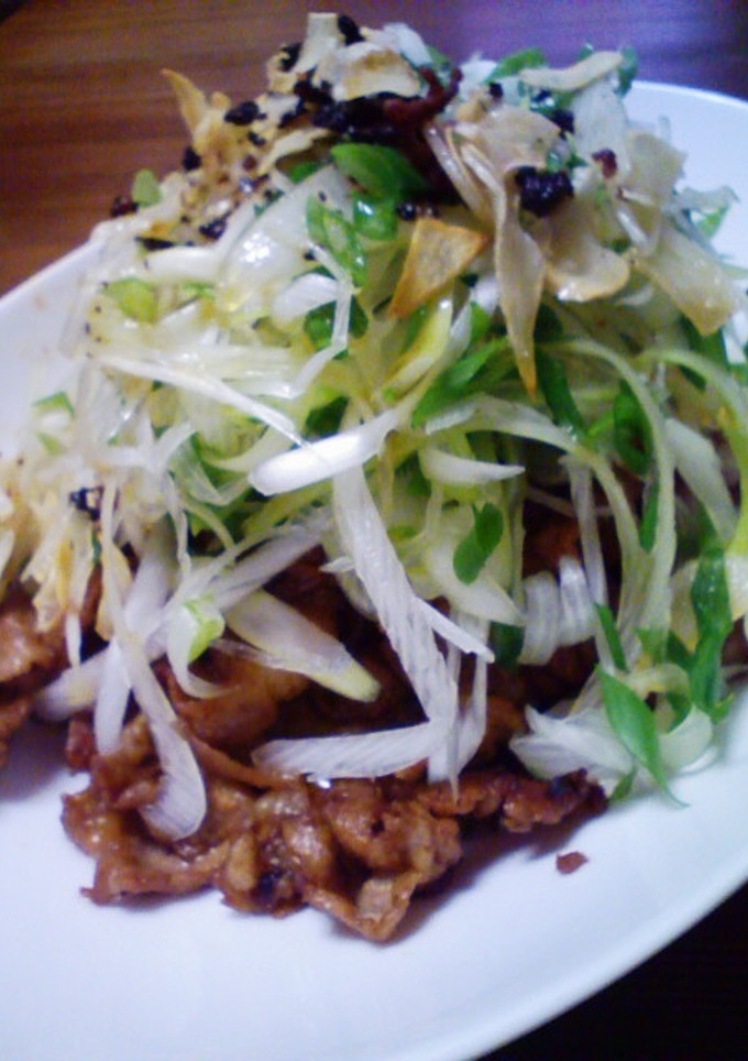 豚肉のたっぷりネギのせ-レシピのメイン写真