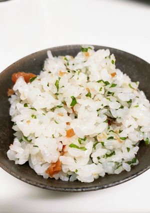 夏にさっぱり梅しそご飯-レシピのメイン写真