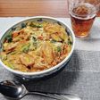 ちくわと野菜の卵とじ丼