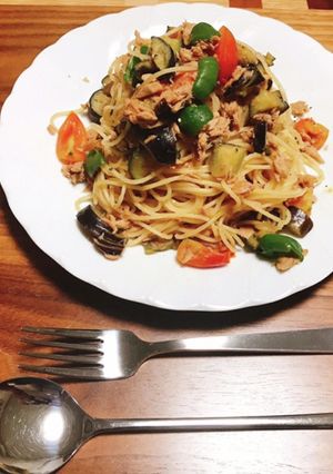 夏野菜パスタ-レシピのメイン写真