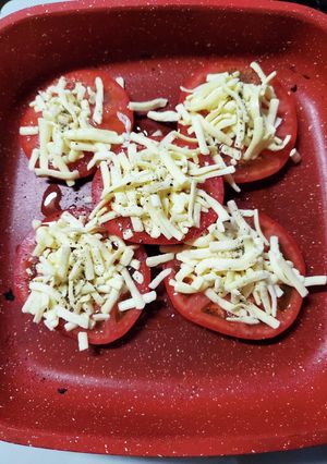 トマトチーズ焼き-レシピのメイン写真