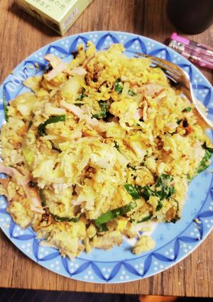 おからパウダーで作る!サラダ飯!-レシピのメイン写真