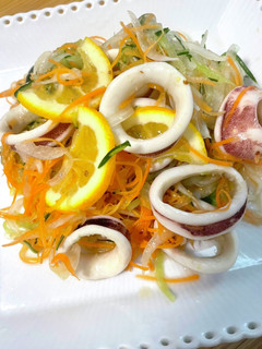 イカと野菜のマリネ レモンでさっぱり-レシピのメイン写真