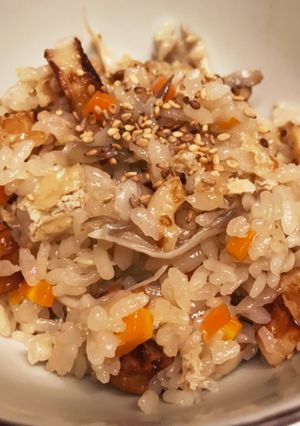 舞茸とちくわの炊込みご飯-レシピのメイン写真