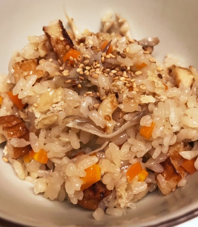 舞茸とちくわの炊込みご飯-レシピのメイン写真