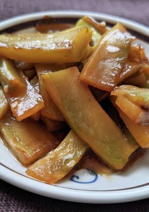 ブロッコリーの茎のメンマ風-レシピのメイン写真