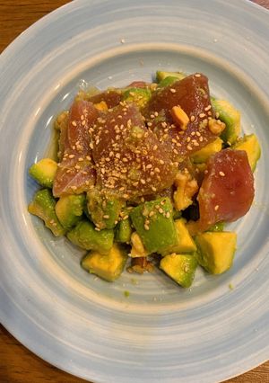 マグロ切り落としとアボカドのさっぱり和え-レシピのメイン写真