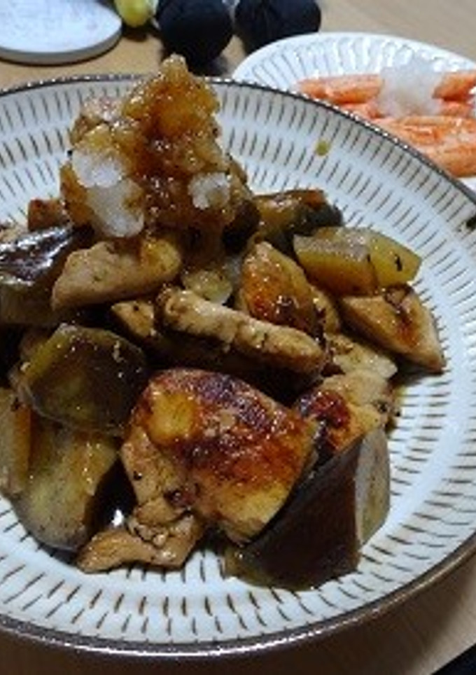 なすと鶏肉のおろしだれ-レシピのメイン写真