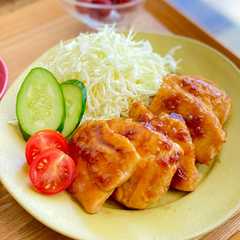 รูปของ 鶏ささみの生姜焼き