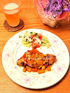 味噌豚にキウイソース✨爽やかな酸味と甘み-レシピのメイン写真