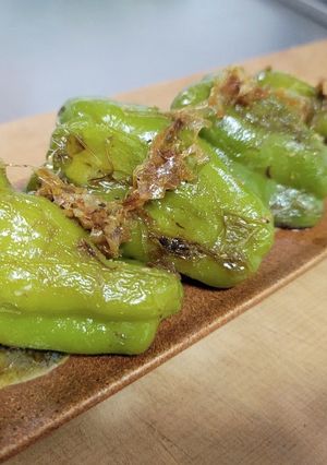 ピーマンのまるごと焼き浸し-レシピのメイン写真