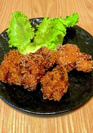 柿の種でサクサク衣！しっかり味　鶏唐揚げ-レシピのメイン写真