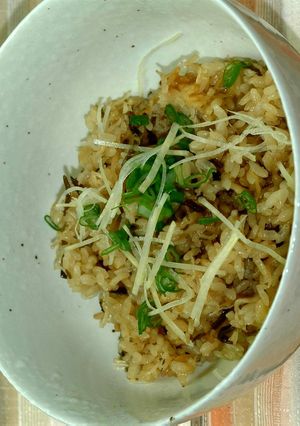 帆立と塩昆布の炊きこみご飯-レシピのメイン写真