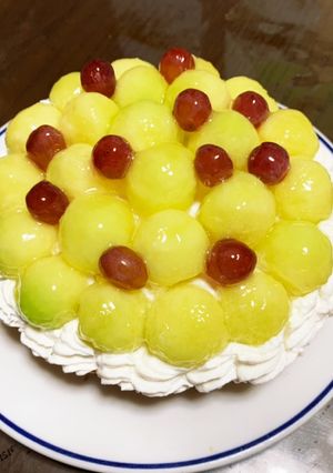 旬のフルーツ☆ジューシーなメロンのタルト-レシピのメイン写真