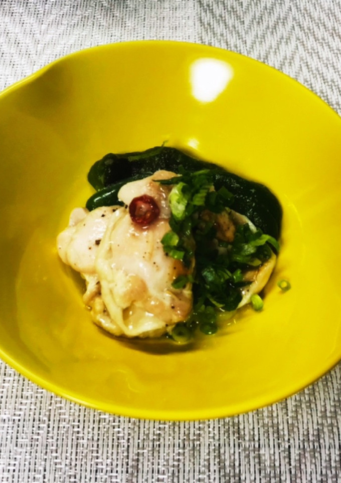 白だしで　鶏肉とピーマンの焼き浸し-レシピのメイン写真