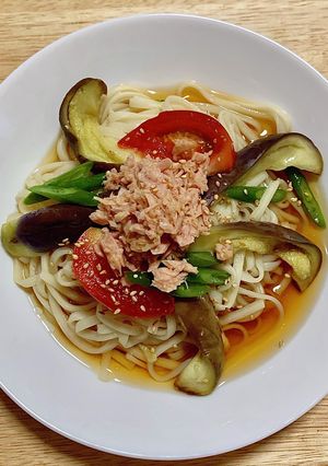 シークヮーサー酢の爽やか冷やしうどん-レシピのメイン写真