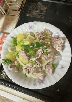 豚とパインの冷やしオガタうどん-レシピのメイン写真