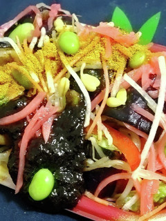 ▷豆もやし紅生姜&枝豆海苔の佃煮カレー◁-レシピのメイン写真