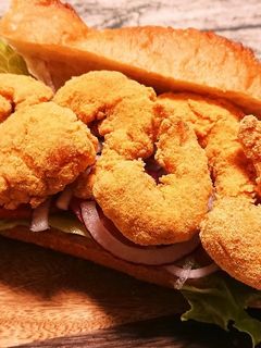 ザクザクのコーンシュリンプサンドイッチ-レシピのメイン写真