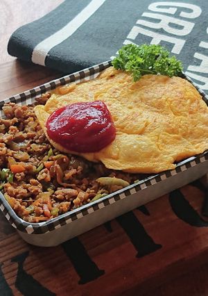 10分弁当★オムドライカレー弁当-レシピのメイン写真
