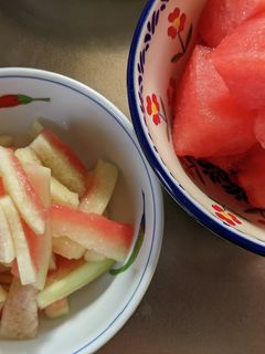 西瓜の皮のお漬物-レシピのメイン写真