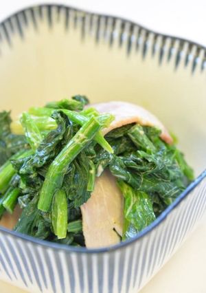 ほうれん草とハムのマヨ醤油　ＪＡいるま野-レシピのメイン写真