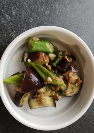 なすとオクラの納豆和え-レシピのメイン写真