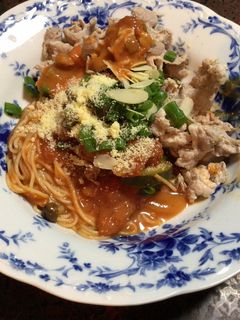 豚しゃぶ風冷製パスタ-レシピのメイン写真