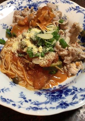 豚しゃぶ風冷製パスタ-レシピのメイン写真