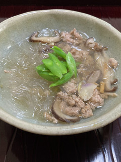 マカを使ったしいたけ春雨スープ-レシピのメイン写真