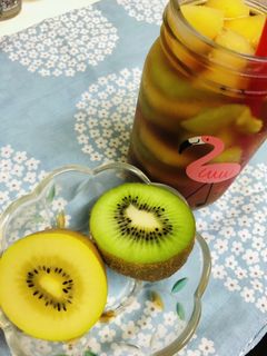 フローズンキウイ☆フルーツティー-レシピのメイン写真