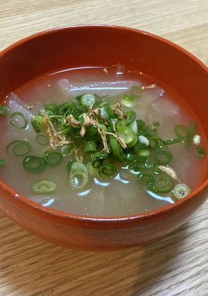 マカチップス入りの野菜　お味噌汁-レシピのメイン写真