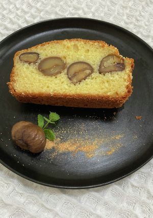 HMで簡単に！マカパウダー入り栗のケーキ-レシピのメイン写真