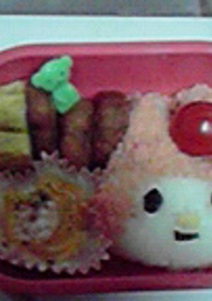 簡単キャラ弁★ふわふわマイメロ-レシピのメイン写真